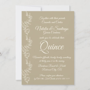 Beige off-white tweelingjongen meisje Fiesta de Qu Kaart