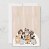 Beige Oh Baby Honden Kaart (Achterkant)