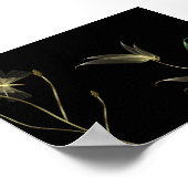 Beige on Black Poster (Hoek)