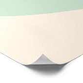 Beige One Line Flower Abstract Floral Art Print (Hoek)