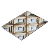 Beige oppervlakte notitieboek (Linkerzijde)