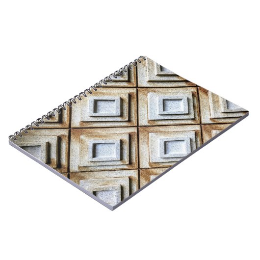 Beige oppervlakte notitieboek (Linkerzijde)