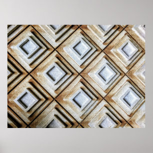 Beige oppervlakte poster