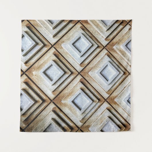 Beige oppervlakte wandkleed (Voorkant)