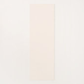 Beige-Oranje yogapose en aangepaste naam Yogamat (Achterkant)