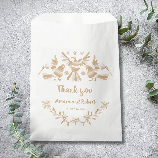 BEIGE OTOMI MEXICAANS BEDANKZAKJE