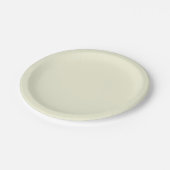 Beige papieren Borden Bordje (Gekanteld)