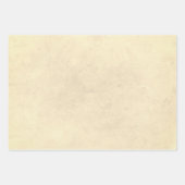 Beige Parchment look Inpakpapier Vel (Voorkant)