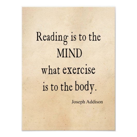  beige parkpapier Addison-lees citaat Foto Afdruk (Voorkant)