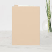 Beige Paspoort Reis Meisje Baby Shower Wereldkaart (Achterkant)