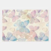 Beige pastel Spring kleuren set van 3 Inpakpapier Vel (Voorkant 3)