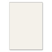 Beige Pastel Wilde Bloem Kaart (Achterkant)