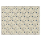 Beige patchwork tafelkleed (Voorkant (Horizontaal))
