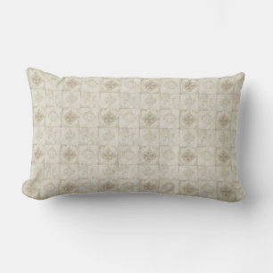 Beige Patroon Buitenkussen
