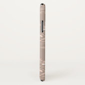 Beige patroon Case-Mate iPhone case (Achterkant / rechts)