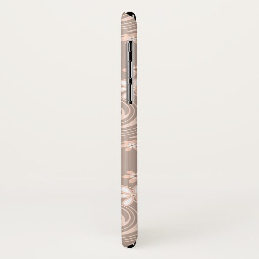 Beige patroon Case-Mate iPhone case (Achterkant/links)