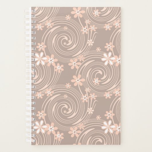 Beige patroon planner (Voorkant)
