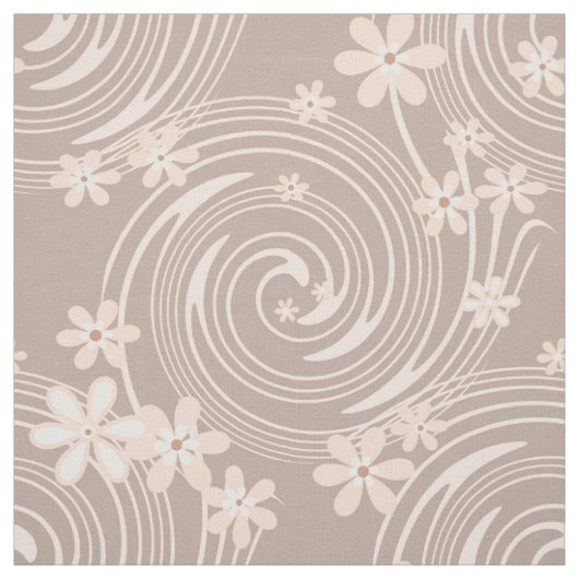 Beige patroon stof (Swatch)