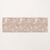 Beige patroon yogamat (Achterkant (horizontaal))