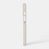 Beige Pilates Prinses Trendy Chic iPhone 16 Hoesje (Linkerkant)