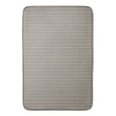 Beige pinstripes badmat (Voorkant Verticaal)