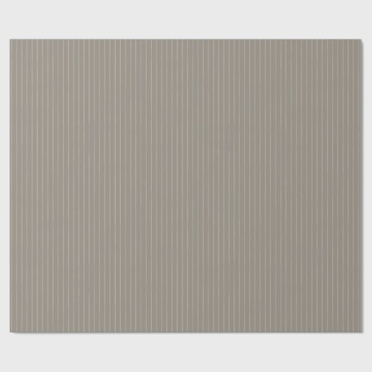 Beige pinstripes cadeaupapier (Vlak)