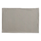Beige pinstripes kussensloop (Achterkant)