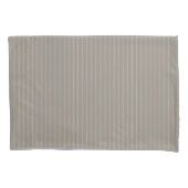 Beige pinstripes kussensloop (Voorkant)