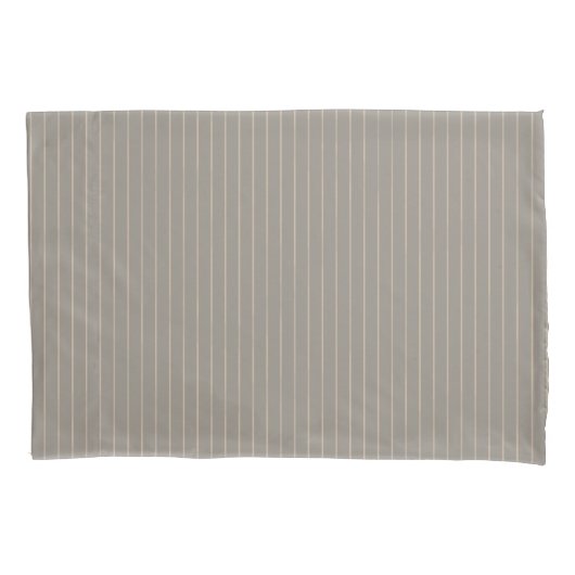 Beige pinstripes kussensloop (Voorkant)
