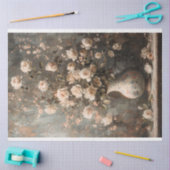 Beige Pioen Roos Stilleven Frans Romantisch Bloeme Tissuepapier (Craft)