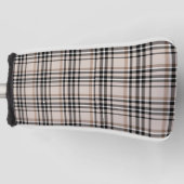 Beige Plaid Golfheadcover (Voorkant)