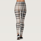 Beige Plaid Leggings (Achterkant)