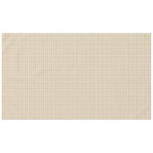 Beige Plaid Pattern Tablecloth Tafelkleed (Voorkant (Horizontaal))