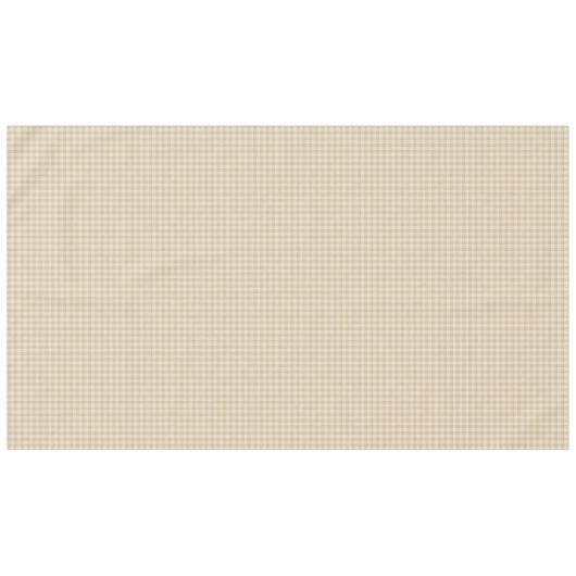 Beige Plaid Pattern Tablecloth Tafelkleed (Voorkant (Horizontaal))