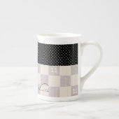 Beige Porselein Mok (Rechts)