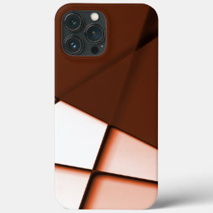 Beige rechthoek onder donkerbruine plaat Case-Mate iPhone case