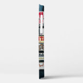 BEIGE RED EN BROWN SIGNAGNAGES OP BEIGE STAND OP D Case-Mate iPhone CASE (Achterkant / Links)