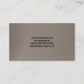 Beige Red Fitness Modern Visitekaartje (Achterkant)