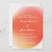 Beige Red Retro Huwelijksuitnodiging Save The Date (Voorkant)