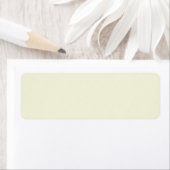 Beige retouradreslabel etiket (Insitu)