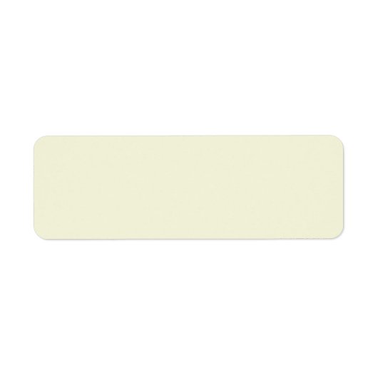 Beige retouradreslabel etiket (Voorkant)