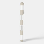 Beige Retro-controle Case-Mate iPhone Case (Achterkant / Rechts)