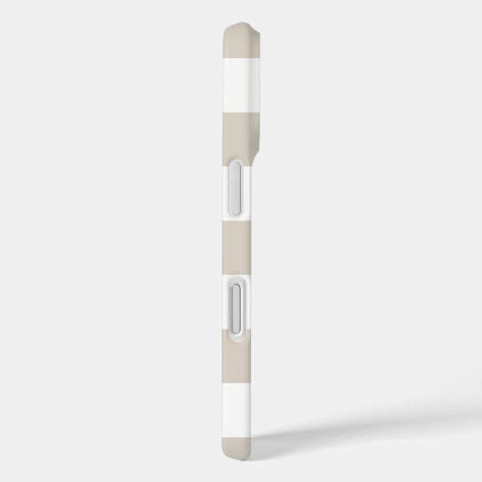 Beige Retro-controle Case-Mate iPhone Case (Achterkant / Rechts)