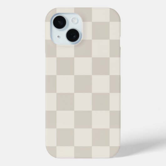 Beige Retro-controle Case-Mate iPhone Case (Achterkant)