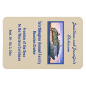 Beige RFN2 Cruise Stateroom Deurmarkering Magneet (Horizontaal)