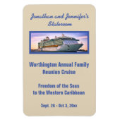 Beige RFN2 Cruise Stateroom Deurmarkering Magneet (Verticaal)