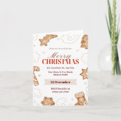 Beige Rode Waterverfwonderland: Peperkoek (Voorkant)