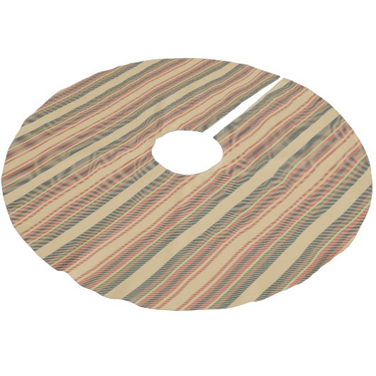  beige rode zwarte strepen kerstmis kerstboom rok (Gekanteld)