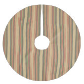  beige rode zwarte strepen kerstmis kerstboom rok (Voorkant)