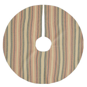 beige rode zwarte strepen kerstmis kerstboom rok